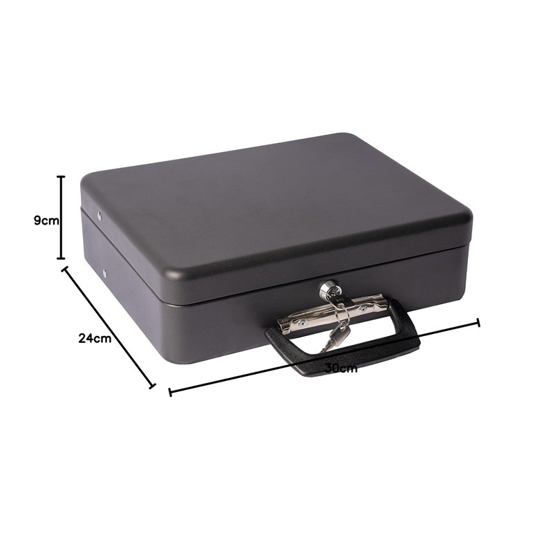 Image secondaire de ARREGUI Cashier Clip C9244H-EUR Caisse à monnaie et billets à clé pour transporter l'argent | Caisse en acier monnayeur et compa