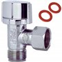 Altech Laiton robinet d'arrêt - wc - equerre - 1/4 de tour - diamètre 12 x 17 - arco de741u