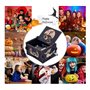 Cuzit Il s'agit d'une boîte à musique en bois vintage gravée à manivelle « The Nightmare Before Christmas » pour Halloween, anni
