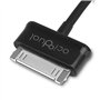 OcioDual USB Data Cable Chargeur Câble de Données Data Sync Noir Compatible avec Samsung Galaxy TAB 2 10.1 P5110 & 7.1 Charger