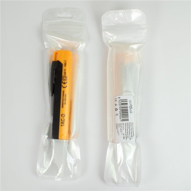 Image secondaire de OcioDual Testeur de Tension AC 90-1000V CAT III 3 Détecteur Voltage Sans Contact Électrique Pen avec LED d’Avertissement LED