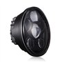 Phare Rond de LEDs 5.75" Modèle Ovni II Customacces pour Harley Davidson Sportster 1200 Forty-Eight 17'-19'