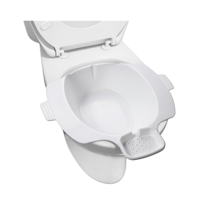 PEPE Mobility - Bidet Portable pour WC, Toilette Intime, Amovible pour Bain de Siège, Bassin Hémorroïdes, Portatifs pour Toilett