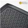 J&J AUTOMOTIVE | Tapis De Coffre en Caoutchouc TPE Toutes Saisons pour Clio 4 3/5P. Berlina 2012-2019 Bord Haut Noir Antidérapan