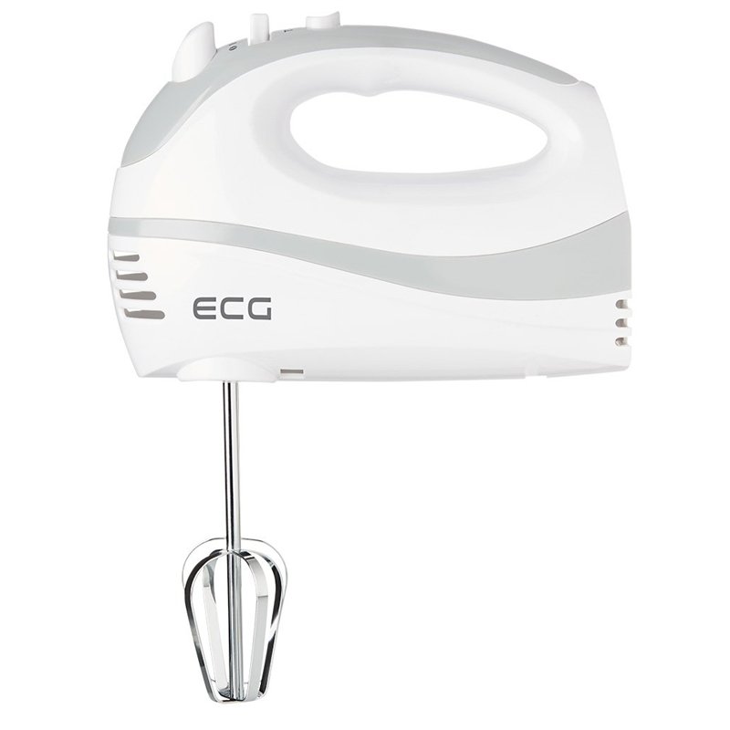 ECG RS 200 Batteur Electrique, Plastique, Blanc/Gris