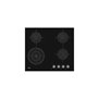 Beko HILW64222S plaque Noir Intégré (placement) Gaz 4 zone(s)
