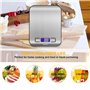ADORIC Balance Cuisine Electronique Balance de Précision - Balance numérique de Cuisine de Haute Précision, Acier Inoxydable Tac