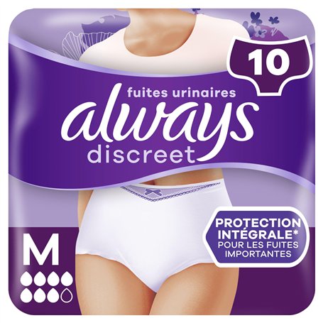 Culottes Pour Fuites Urinaires Always Discreet Femmes Plus