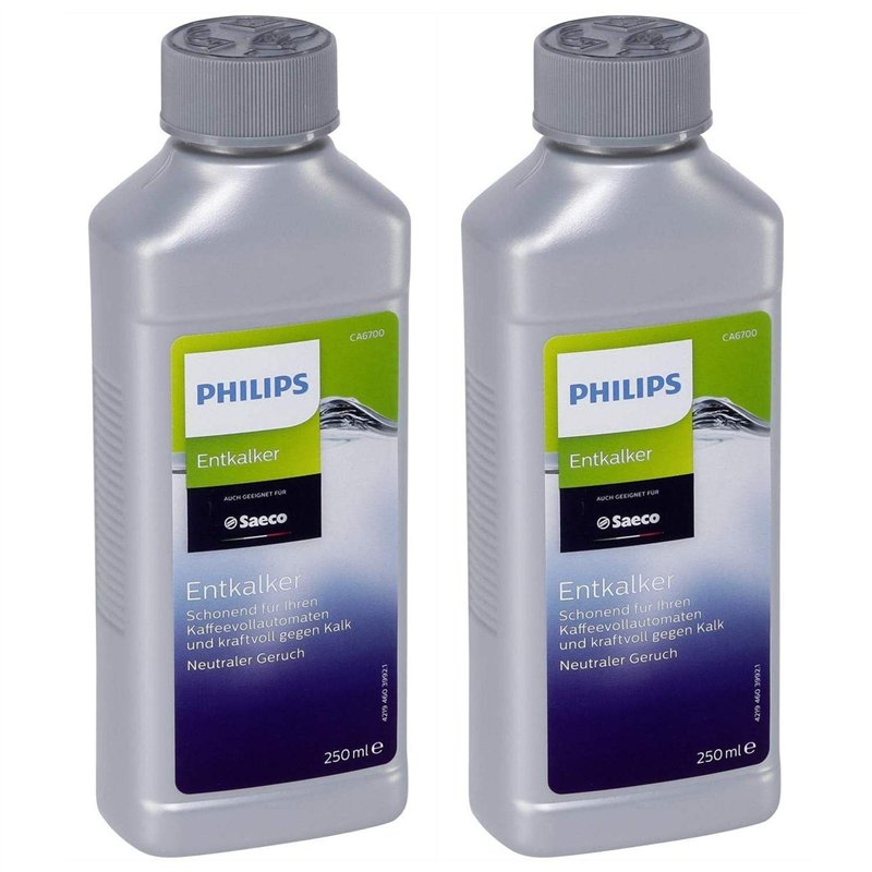 PHILIPS Lot de 2 Produits détartrant CA6700 pour machine a café 250 ml