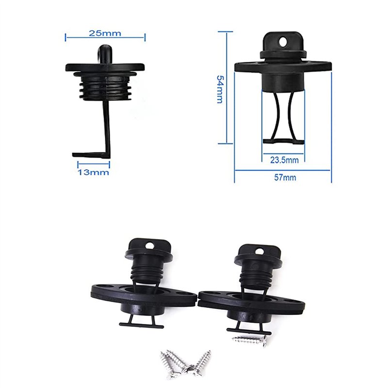 Image secondaire de haihaz, Lot de 4 Plastique Kayak Bouchon de vidange