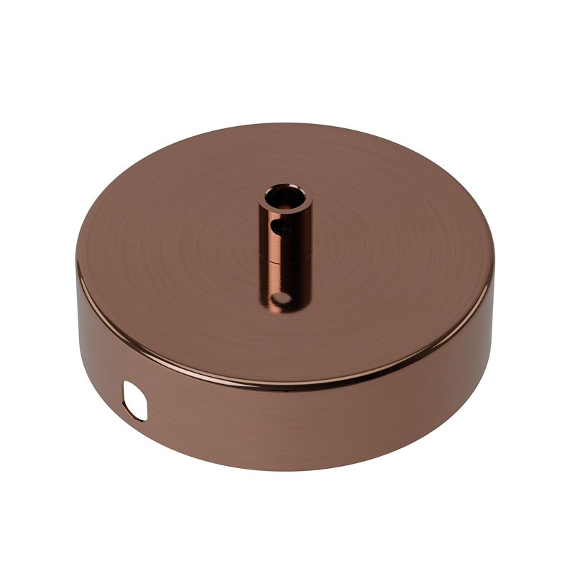 CALEX 940022 Creations-Plaque de Plafond-1 Point de raccordement-ø 10 cm-Cuivre Brillant, Taille Unique