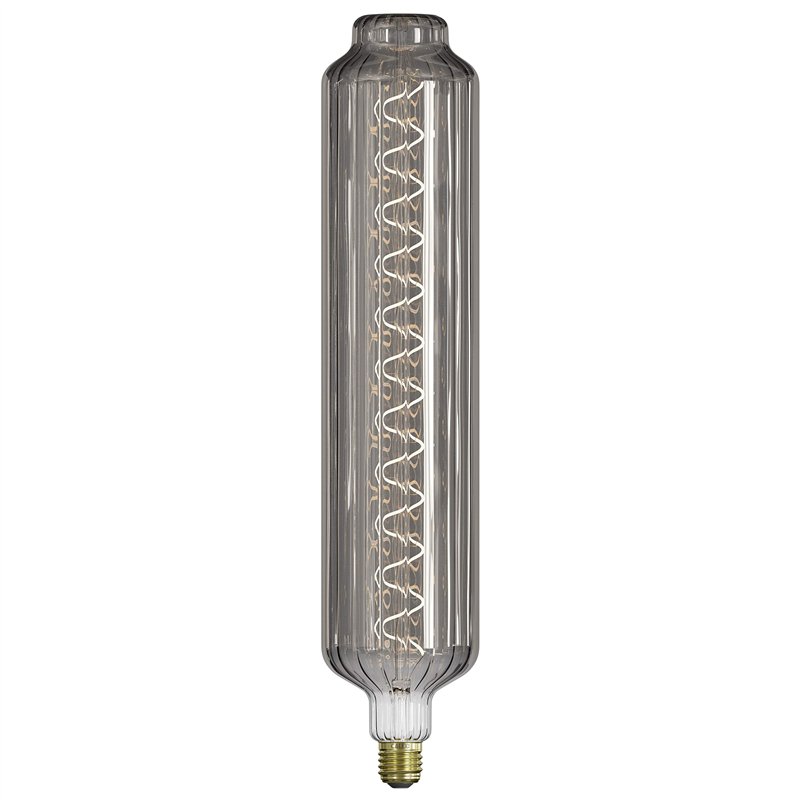 Calex Ampoule LED à intensité variable en verre 6 W Titane