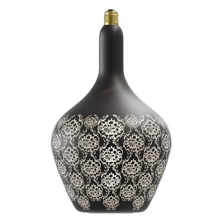 CALEX Versailles Noir Baroque - Zwart - Lampe LED - Ø 215 mm - Culot E27-5 W 1800 K 30 lm - Label énergétique C