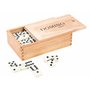 Engelhart - 250123 - Coffret de Dominos Classique Double 9 - Grande Boite en Bois avec 55 pièces - Dim. Domino : 50 x 25 x 10 mm