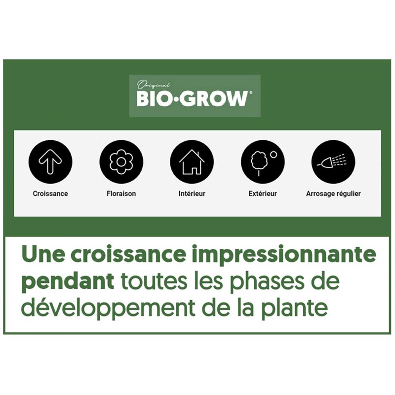 Image secondaire de BioBizz g201406 – Engrais Complet pour la période de Croissance, 17 x 7 x 7 cm, Vert