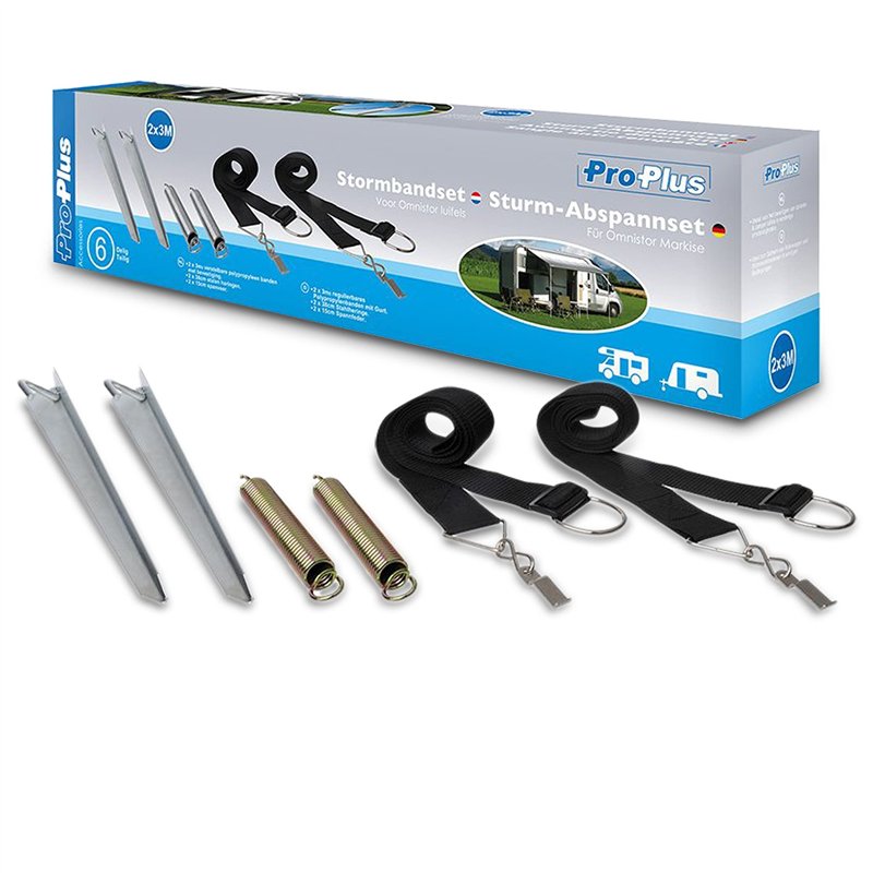 PROPLUS Kit de haubanage tempête pour store Omnistor 361722