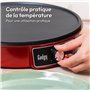 Gadgy® Crêpière Électrique 1000W – Plaque Antiadhésive Ø30 cm – Température Réglable – Râteau et Spatule Inclus – Appareil à Crê