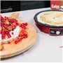Gadgy® Crêpière Électrique 1000W – Plaque Antiadhésive Ø30 cm – Température Réglable – Râteau et Spatule Inclus – Appareil à Crê