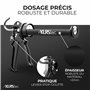 KLRStec Pistolet à cartouche professionnelle avec un rapport maximal de 25:1 - Pistolet a silicone/Pistolet mastic pour toutes l