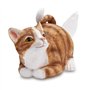Mikamax - Cat Tissue Holder - Amoureux du Chat - Distributeur de Mouchoirs - Résine - 30 x 23 x 23 cm