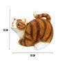 Mikamax - Cat Tissue Holder - Amoureux du Chat - Distributeur de Mouchoirs - Résine - 30 x 23 x 23 cm