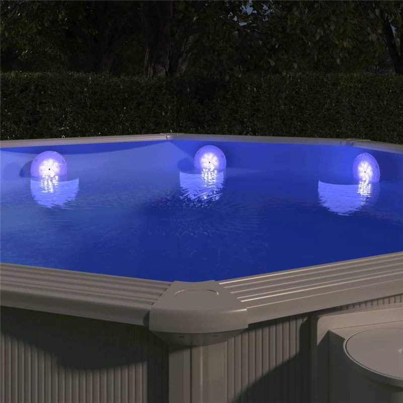 Image secondaire de vidaXL - Unterwasser-LED-Poollampe mit Fernbedienung Weiß