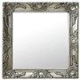 vidaXL Miroir Mural Style Baroque Argenté 50 x 50 cm