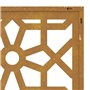 vidaXL Décoration Murale Jardin 55x55 cm Acier corten Design mauresque, décoration Murale extérieure, Art Mural de Jardin, décor