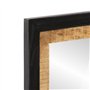 vidaXL Miroir de Salle de Bain, Miroir de Maquillage, Miroir de Courtoisie Toilette Maison, Moderne, Verre et Bois Massif Mangui