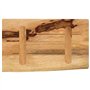 vidaXL Dessus de Table 50x30x2,5 cm Bord Vivant Bois Massif manguier, Dessus de Table en Bois, Dessus de Table d'appoint, Dessus