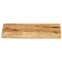 vidaXL Dessus de Table 40x20x3,8 cm Bord Vivant Bois Massif manguier, Dessus de Table en Bois, Dessus de Table d'appoint, Dessus