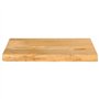 vidaXL Dessus de Table à Bord Vivant 60x30x2,5 cm Bois Massif manguier