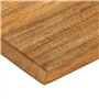 vidaXL Dessus de Table à Bord Vivant 50x20x2,5 cm Bois Massif manguier
