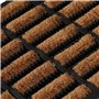 vidaXL Paillasson Rectangulaire, Tapis d'Entrée Antidérapant, Tapis de Sol Porche Extérieur, Moderne, 40x60 cm Caoutchouc et Fib