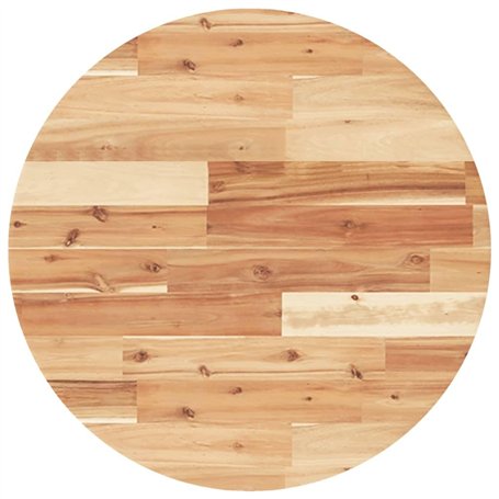 vidaXL Dessus de table rond Ø60x4 cm bois massif d'acacia