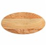 vidaXL Dessus de Table 80x40x4 cm Bois de chêne Massif Ovale