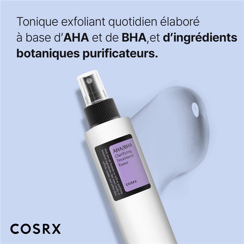 Image secondaire de COSRX AHA/BHA Treatment Toner | Essence pour traiter les points blancs, les pores et les peaux irrégulières | 150ml / 5.07fl.oz 
