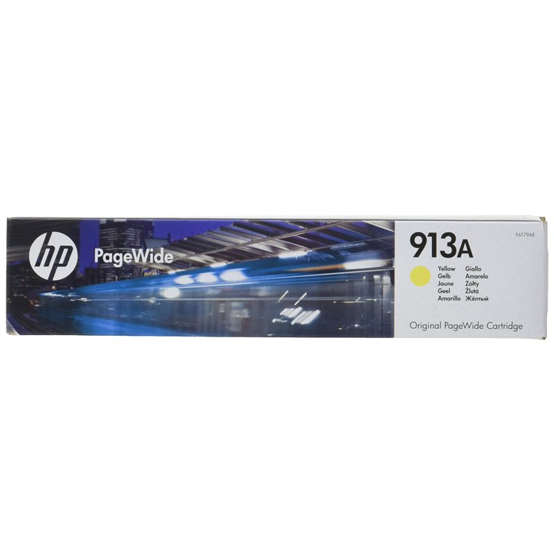 HP 913A F6T79AE cartouche d'encre Authentique, imprimantes HP PageWide, Jaune