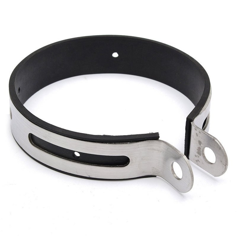 Image secondaire de MOMOALA Moto Echappement Silencieux Support De Fixation Bride De Suspension Sangle 11Cm