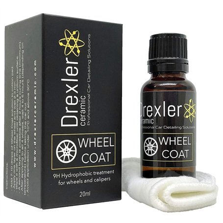 Drexler Ceramic Wheel Coat 20ml Protection - Revêtement Céramique pour Jantes Brillantes et Mates Pro 9H Car Care Auto Moto Velo