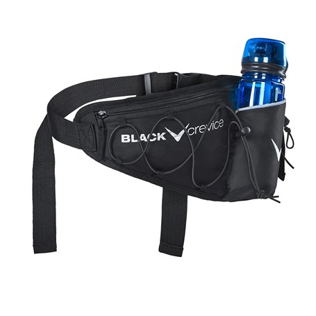 BLACK CREVICE Porte-Boisson I Ceinture de Marche avec Gourde intégrée 0