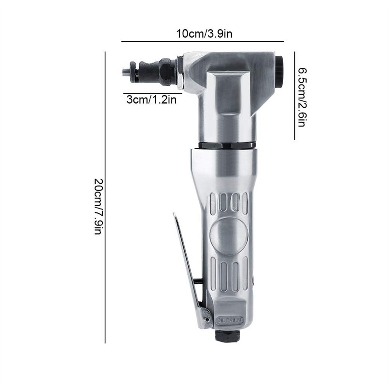 Image secondaire de EVTSCAN dernière grignoteuse à Air portable ciseaux à lame de haute dureté outil de coupe de métal pneumatique 2800 tr/min