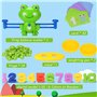 Jouet Mathématique Montessori, Apprentissage Math de Balance Jeu Grenouille Bloc et Cartes de Numérique, Jouets Éducatifs Cadeau