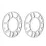 2 Pcs 10mm Entretoises de Roue, Entretoises de roues de moyeu, Cales de roue de moyeu, Elargisseur de Voie en Alliage D'aluminiu
