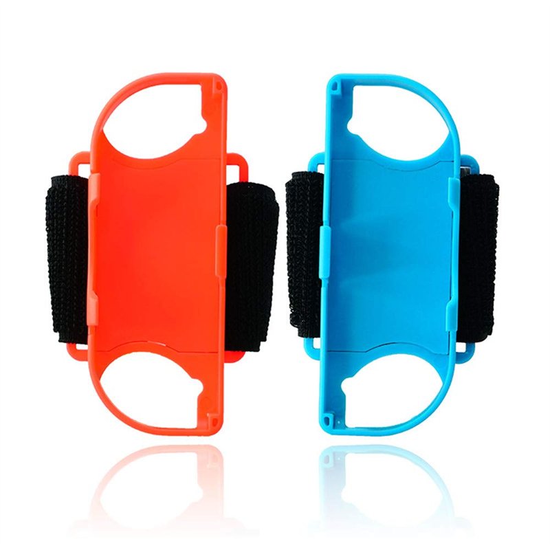 TX 2PCS Brassard Bracelet Elastique Réglable, Nintendo Switch Bracelet avec Emplacement pour Switch Joy-Con Petite poignée Brace
