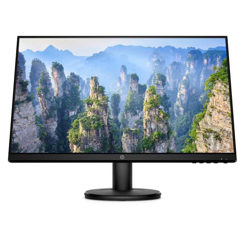 HP Moniteur v24i Full HD (1920 x 1080) 23,8 Pouces (1 VGA, 1 HDMI) - Noir
