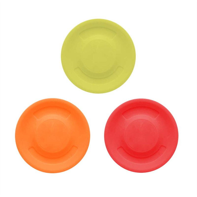 JUHONNZ Mini Frisbee,3 PCS Freezbee Silicone Frisbees de Poche Disque d'euler Gravity Disc pour Adultes Enfants Chien de Compagn