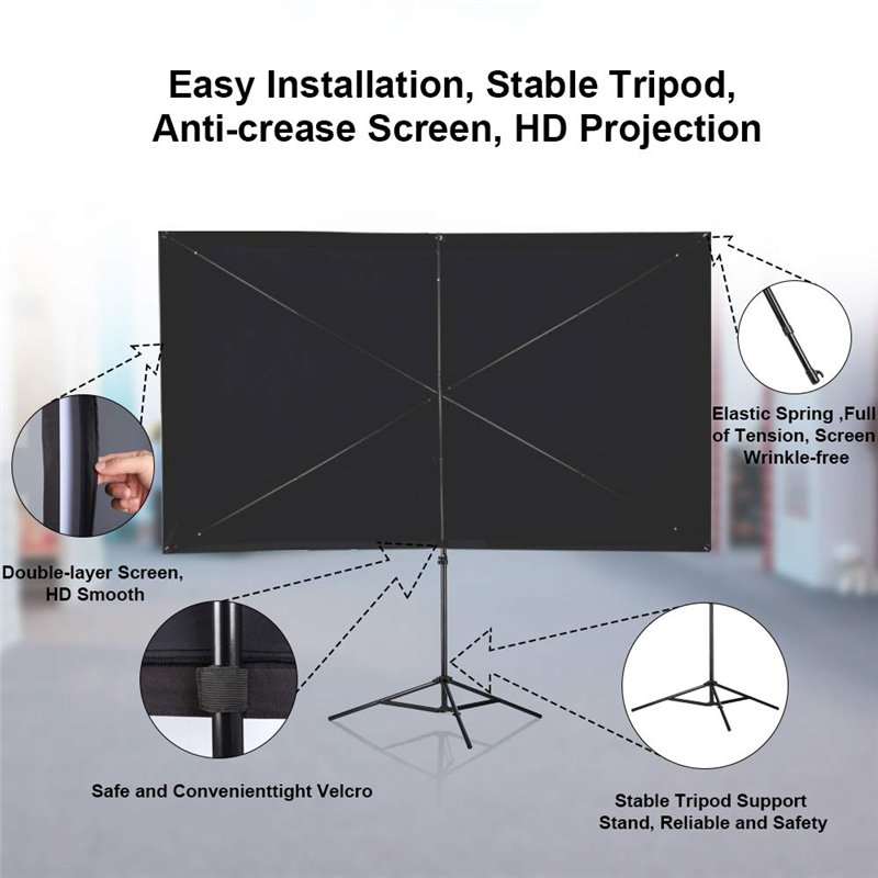 Image secondaire de Écran de projection portable 100