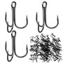 FORYNXHWIN 50 pcs Set d'hameçons triples