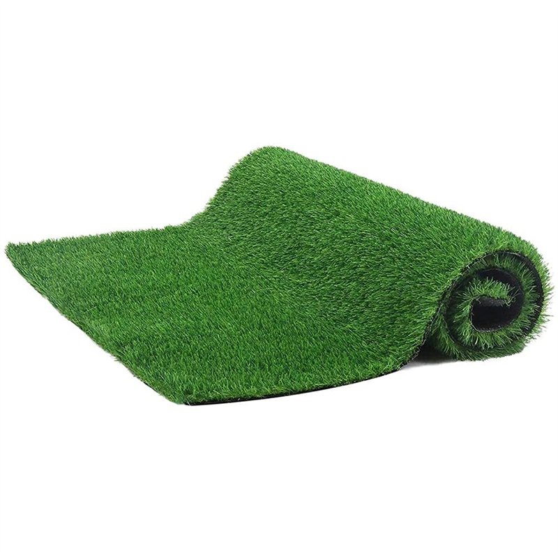 BBABBT Rouleau de 1 m x 2 m - 15 mm - Gazon artificiel haute densité - Tapis d'entraînement en gazon synthétique - Décoration po